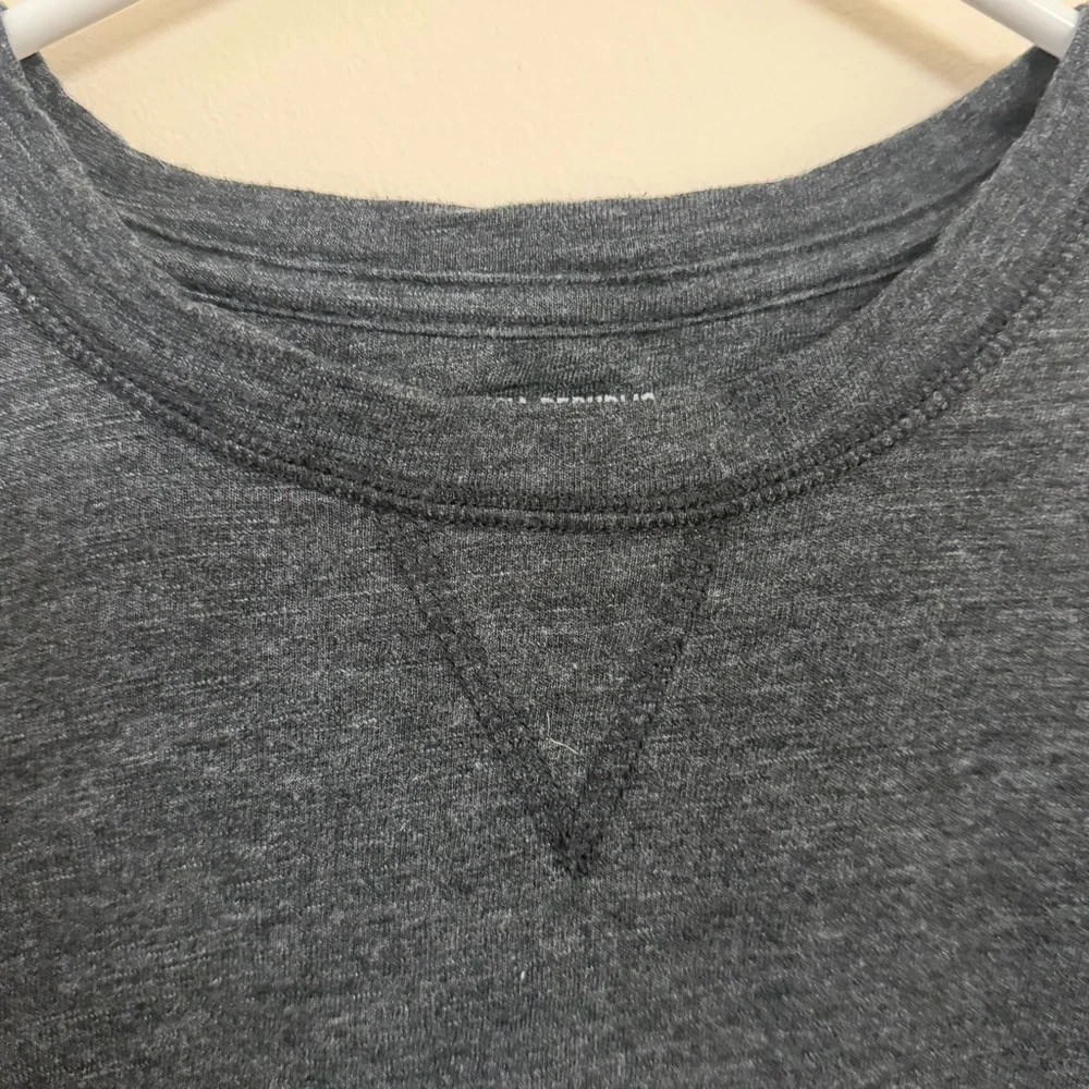 Banana Republic Charcoal Crewneck Top